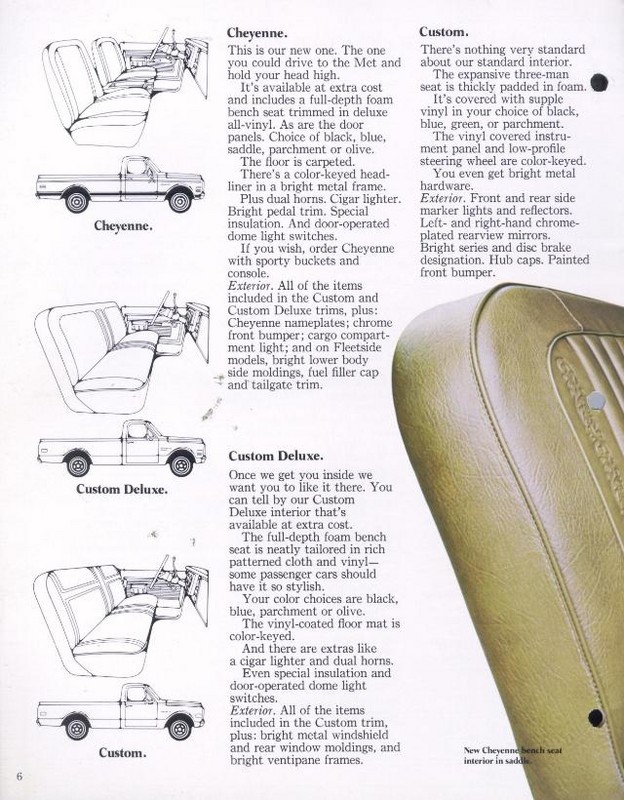 1971 Chevrolet Pickups Brochure Page 7